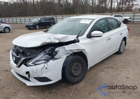 2017 Nissan Sentra S z USA, uszkodzony, nr VIN 3N1AB7AP1HY318930